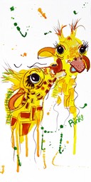 Giraffe-Kissing