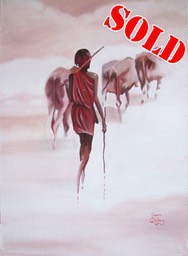 Maasai-Herdsman-SOLD