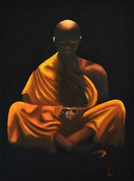 Monk-Saffron-Lotus